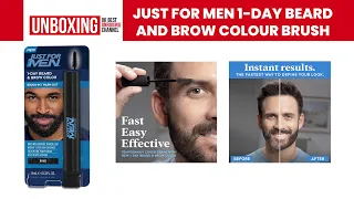 Unboxing: Just For Men 1-Day Beard and Brow Colour Brush