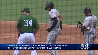 Greenville Drive GM addresses fans using ‘obscene, graphic’ language at games