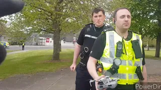 Police Scotland assault photographer and steal his drone