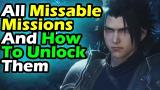 Crisis Core Final Fantasy 7 Reunion All Missable Missions And How To Unlock Them