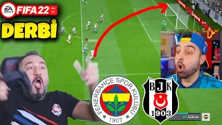 FIFA 22 FENERBAHÇE-BEŞİKTAŞ DERBİSİ! DİREK VURMA CHALLENGE! | ÜMİDİ İLE FİFA 22 OYNUYORUZ