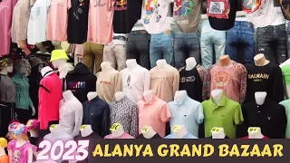 ALANYA GRAND BAZAAR FAKE MARKET ! ALANYA SHOPPİNG CENTER ! ANTALYA TURKEY HOLİDAY 4K VİDEO