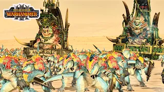 The Battle Between: Cult Of Pleasure  Vs Lizardmen | Total War Warhammer 3 | Cinematic Battle