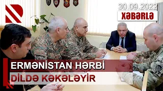 Ermənistan hərbi dildə kəkələyir