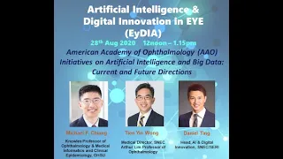 Artificial Intelligence and Digital Innovation in Eye (EyDIA)