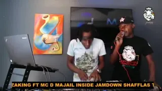 MC D MAJAIL LIVE ON JAMDOWN SHAFFLAS TV FT DJ GAZAKING ON FIRE MOST TALENTED DJ