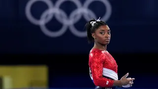 She's back! Simone Biles returns to compete in balance beam finals at Tokyo Olympics