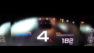 McLaren P1 acceleration 0-265 km/h