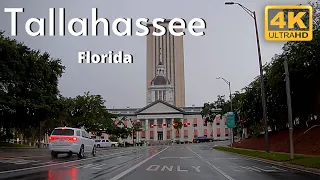 Tallahassee Florida FL 4k Downtown Tour Video