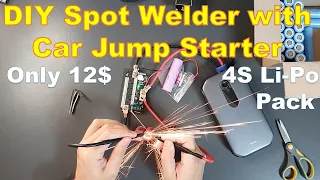 DIY Cheapest 12V Spot Welder with Car Jump Starter