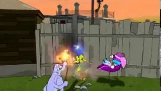 The Simpsons Game - Rock You Like a Hurricane trailer 09-12-07