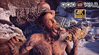 Kratos Kills Baldur - God of War PS5 (4K 60FPS)