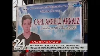 Katawan ng 19-anyos na si Carl Angelo Arnaiz, tadtad ng tama ng baril, base sa autopsy ng PAO