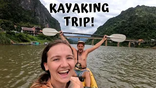 Kayaking trip in North Laos, Nong Khiaw