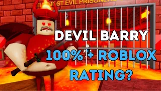 ROBLOX DEVIL BARRY'S PRISON RUN! (FIRST PERSON OBBY!) NEW!!!