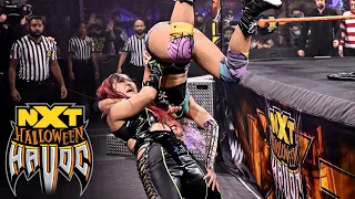 Shirai vs. LeRae – NXT Women’s Title Tables, Ladders & Scares Match: Halloween Havoc, Oct. 28, 2020