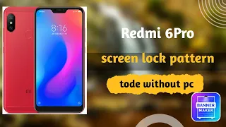 Redmi 6 Pro (M1805D1SI) Hard Reset |Pattern Unlock |Factory Reset Easy Trick With Keys 2022