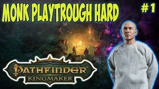 Pathfinder kingmaker monk (hard) playtrough tutorial aldori mansion, tips and trick guide HD