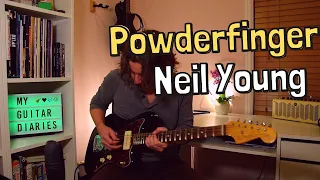 Powderfinger - Neil Young - Guitar Solo and Rhythm Lesson