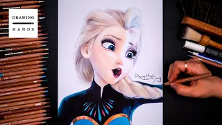 Drawing Frozen - Elsa [Drawing Hands]