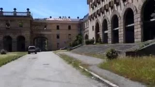 Dilapidated diet building in Sukhumi, Abkhazia