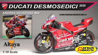 EP527 | ANDREA DOVIZIOSO (2020) | DUCATI DESMOSEDICI GP20 | ALTAYA | 1:18 SCALE | MOTOGP