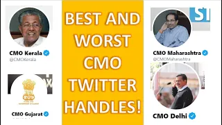 COVID-19 India:A comparison of how effectively Chief Minister's Offices are using Twitter|Best|Worst