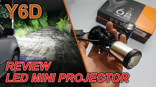 Review LED Mini Projie Y6D 50 Watt