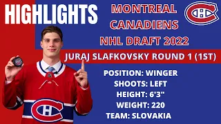 JURAJ SLAFKOVSKY HIGHLIGHTS 2021-22 PART #1