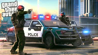 CYBERPUNK COPS ANNIHILATE CRIME in GTA 5 RP!