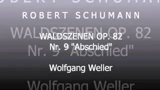 Schumann, Waldszenen op. 82 Nr. 9 (Abschied), Wolfgang Weller 2013.