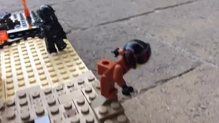 Lego Battle Of Jakku Scene - The Force Awakens