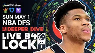 NBA DFS Picks 5/1/22 | Deeper Dive & Live Before Lock