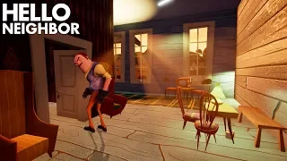 Stealing The NEIGHBOR'S HOUSE And Decorating It!!! | Hello Neighbor (Alpha 4)