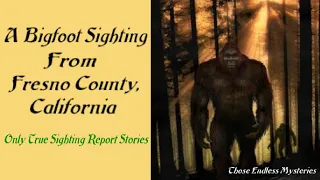 A Bigfoot Sighting From Fresno County, California