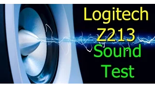 Logitech Z213 Sound Test