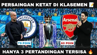 Arsenal Atau Man City Juara Liga Inggris 2024 | Sisa Pertandingan Arsenal & Man City 2024