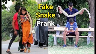 Giant Fake Snake Prank | Most Funny Reaction | LahoriFied Pranks