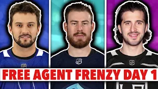 2021 NHL FREE AGENT FRENZY DAY ONE REVIEW