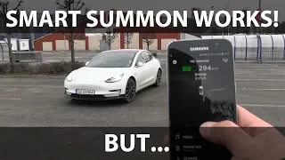 Model 3 smart summon trick in Europe