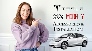 *NEW* 2024 Tesla Model Y | Must Have Accessories & Installation!