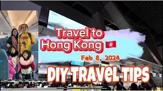 DIY TRAVEL TIPS TO HONG KONG 🇭🇰 FROM NAIA 🇵🇭-FEB 8, 2024