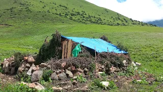 Most Peaceful Relaxing Nepali Mountain Village Lifestyle | Rainy Day | Life With Beautiful Nature |