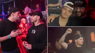 Max Verstappen & Lando Norris partying together after the race in Miami