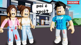 AS IRMÃS VIAJARAM PARA CONHECER O SEU PAI PELA PRIMEIRA VEZ  - Roblox - Historinhas - Brookhaven RP🏡