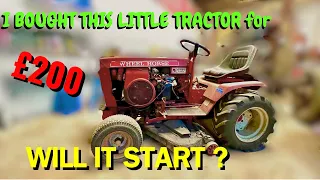 WILL IT START ? - Wheel Horse C-120