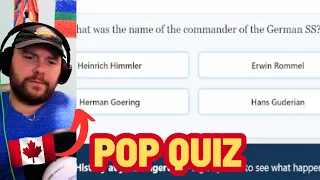 Canadian Does Short Quiz on Germany and World War 2