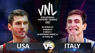 USA vs Italy - Semifinals | Men's VNL 2023