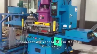 Condenser Coil Fin Making Machine
