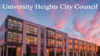 University Heights City Council Meeting of 12/14/21